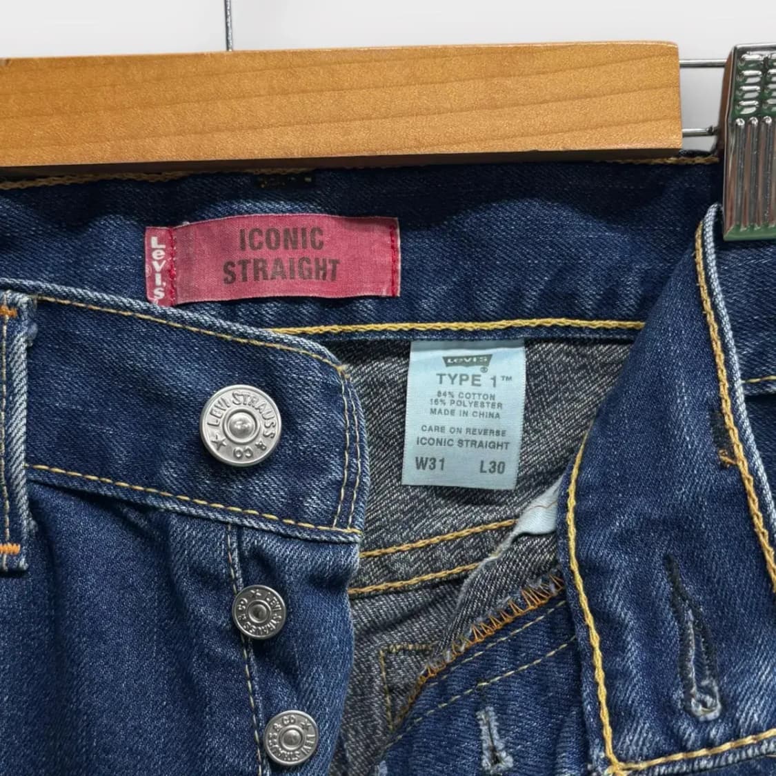 리바이스 큐빅 데님 청치마 -31사이즈 상품이미지6