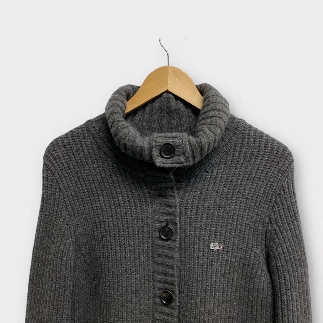 라코스테 숄타입 울가디건 36 상품이미지3