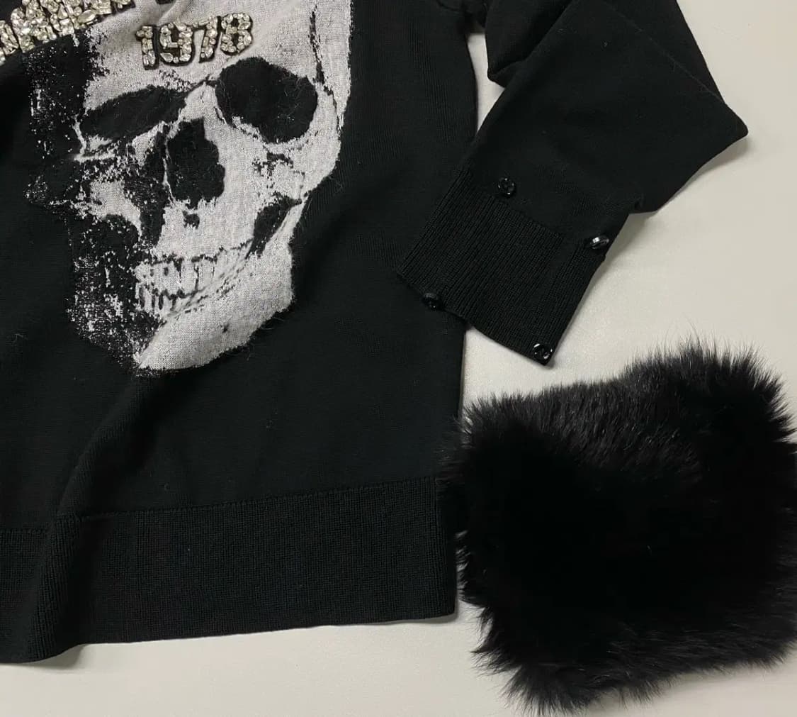 필립플레인 PHILIPP PLEIN 스컬 블랙 퍼니트 S 상품이미지10