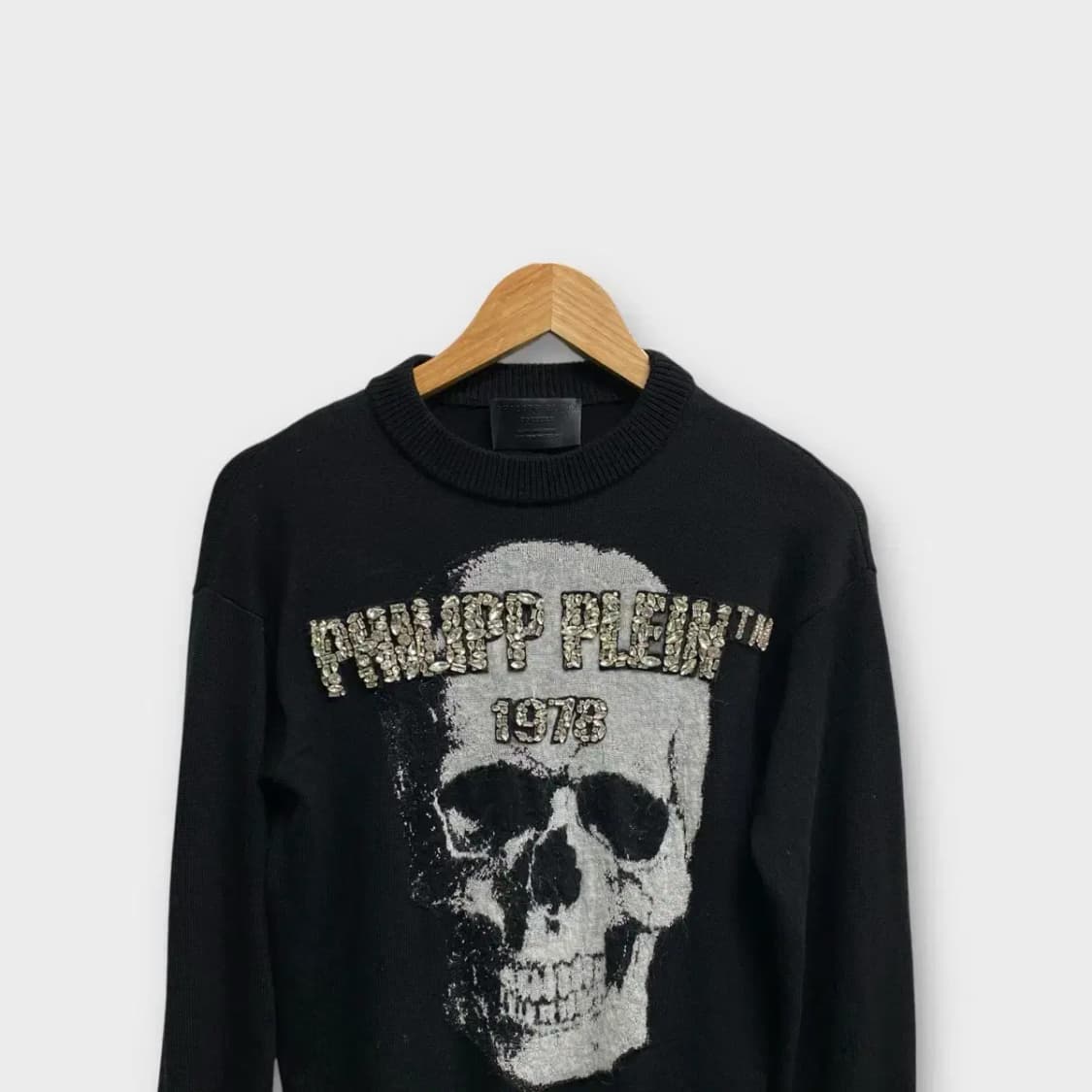 필립플레인 PHILIPP PLEIN 스컬 블랙 퍼니트 S 상품이미지2