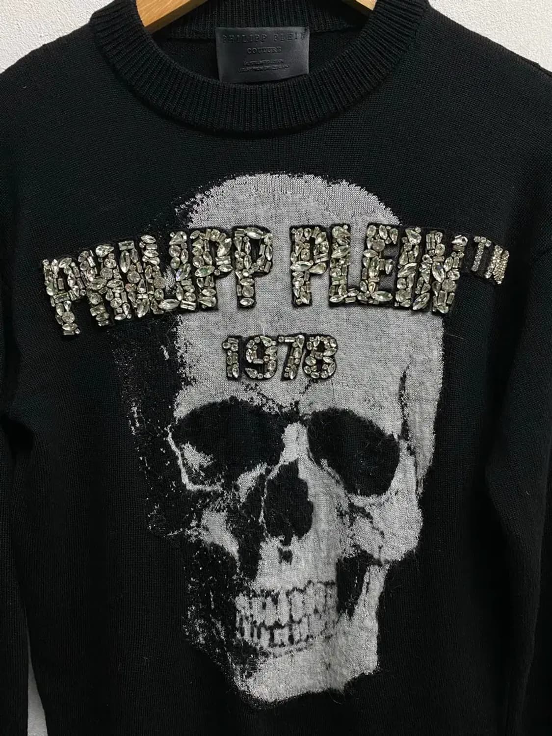 필립플레인 PHILIPP PLEIN 스컬 블랙 퍼니트 S 상품이미지6