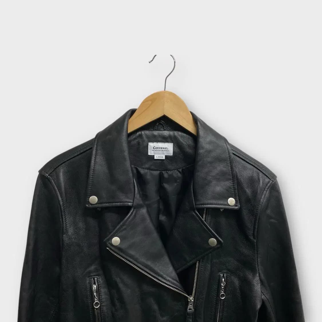 커버낫 COVERNAT 레더 라이더 자켓 L 상품이미지4