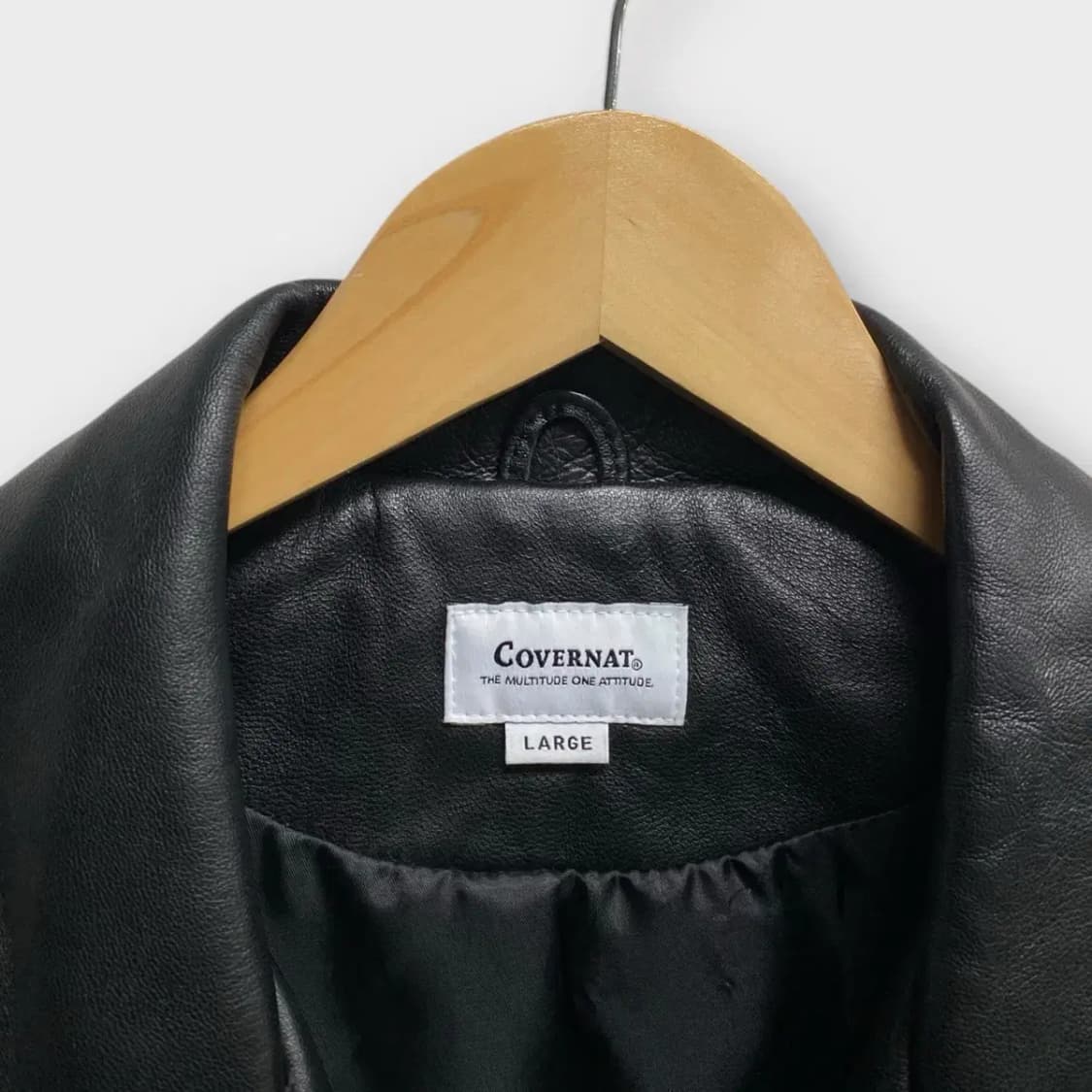 커버낫 COVERNAT 레더 라이더 자켓 L 상품이미지5