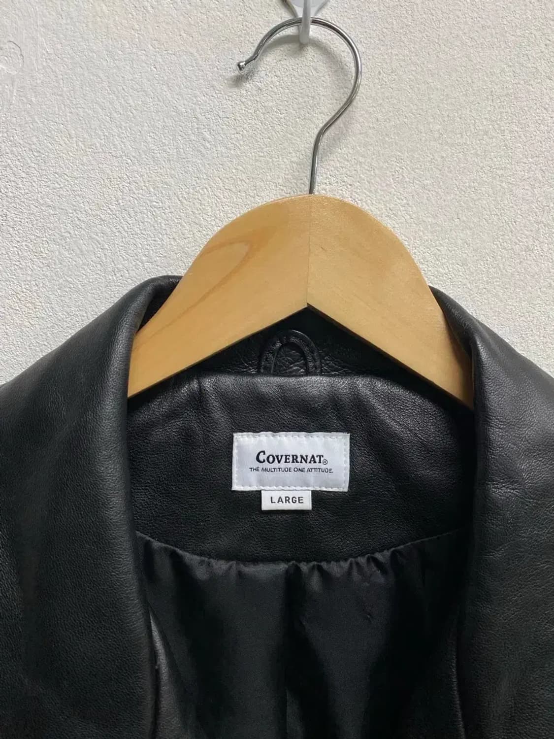 커버낫 COVERNAT 레더 라이더 자켓 L 상품이미지8