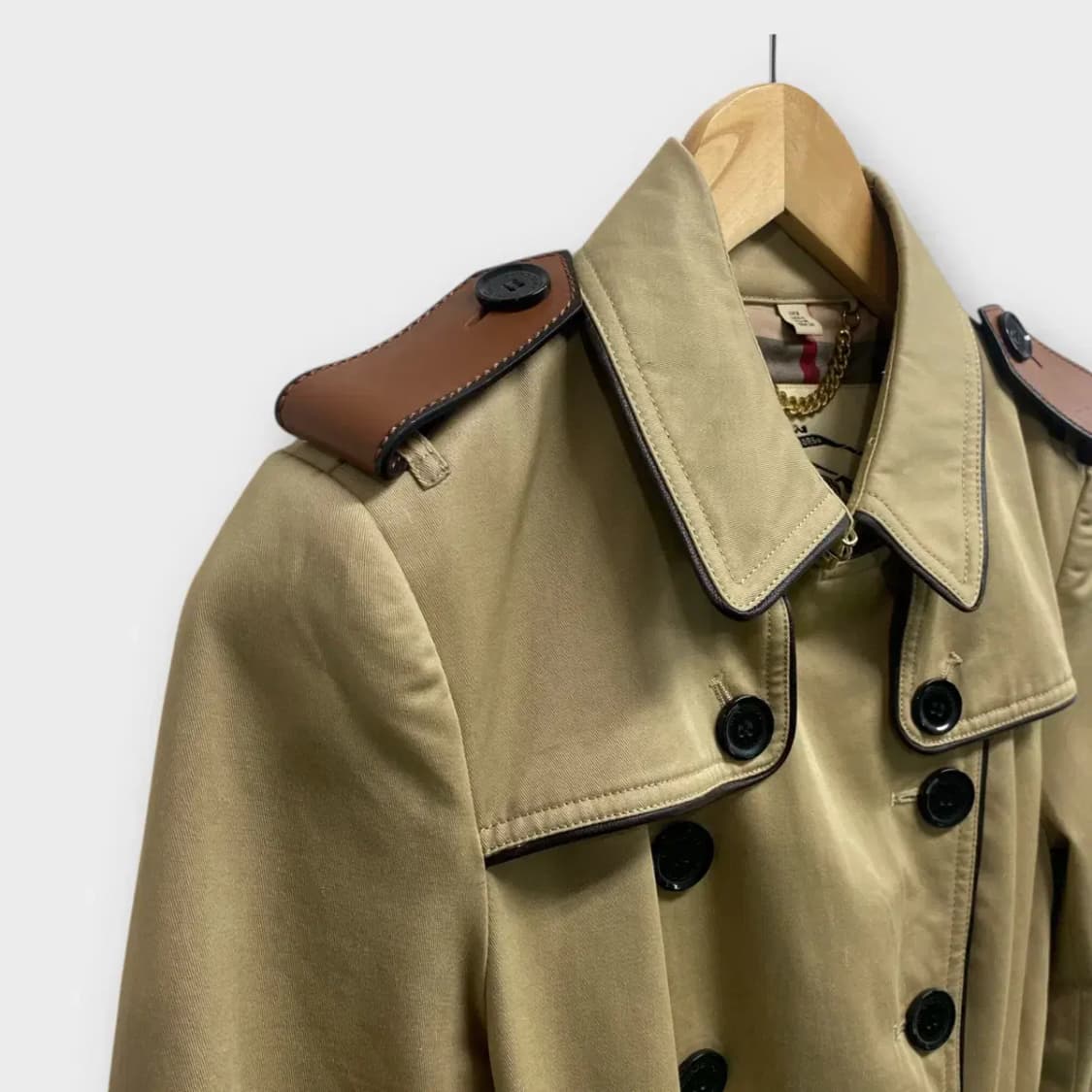 버버리 벨티드 트렌치 코트 UK6 상품이미지3
