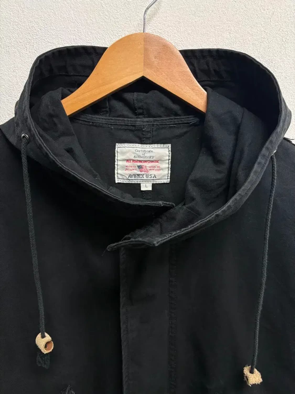 아비렉스AVIREX 피쉬테일 야상 L 상품이미지4