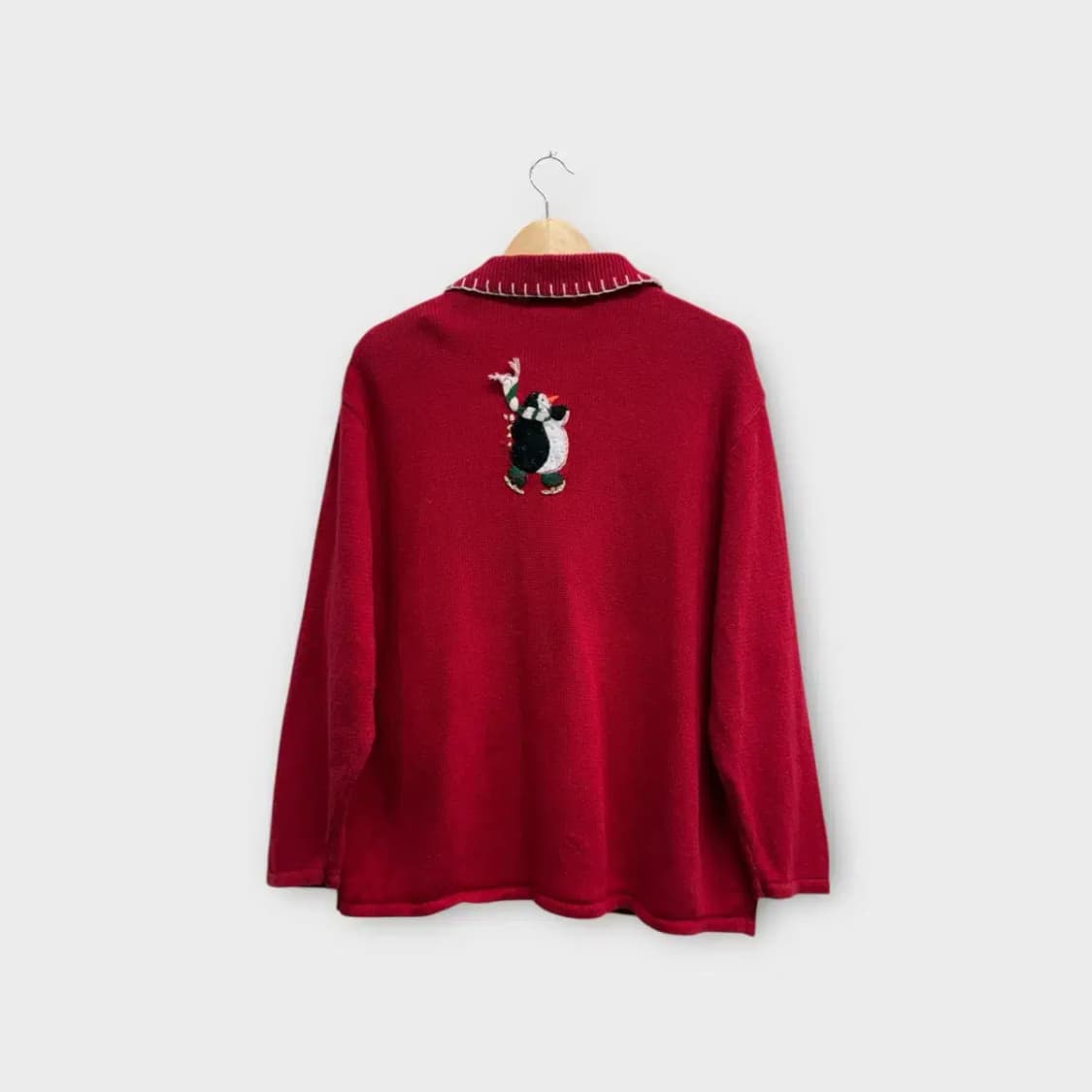 Vintage 90s Christmas 라미 가디건 free 상품이미지4