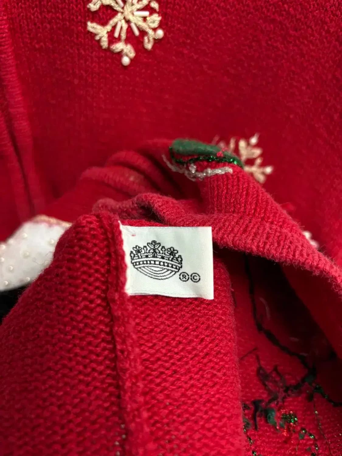 Vintage 90s Christmas 라미 가디건 free 상품이미지7