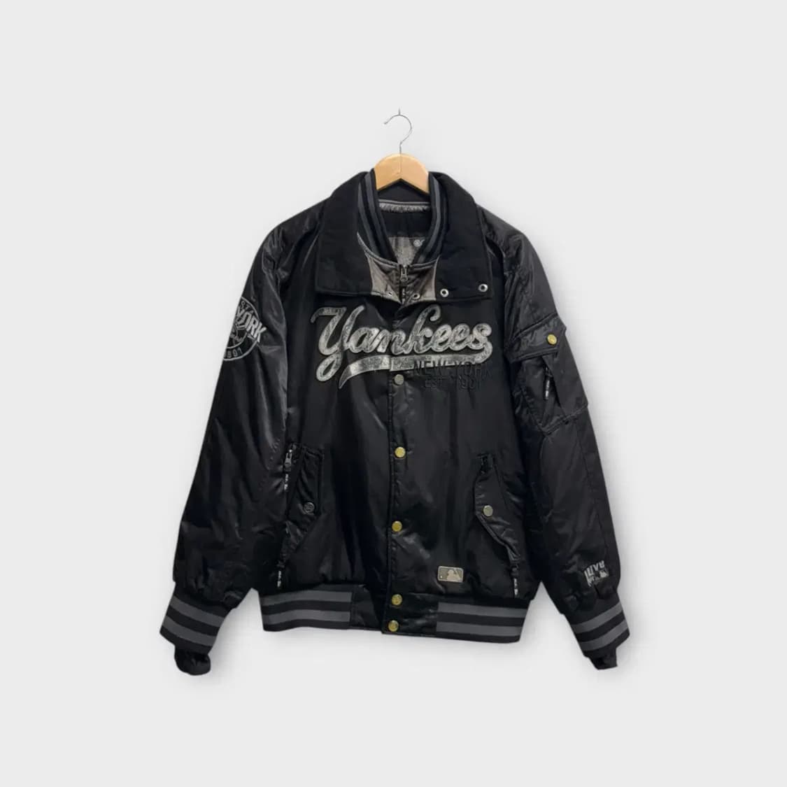 MLB 양키즈 빅로고 바시티 스타디움 자켓 95 상품이미지2