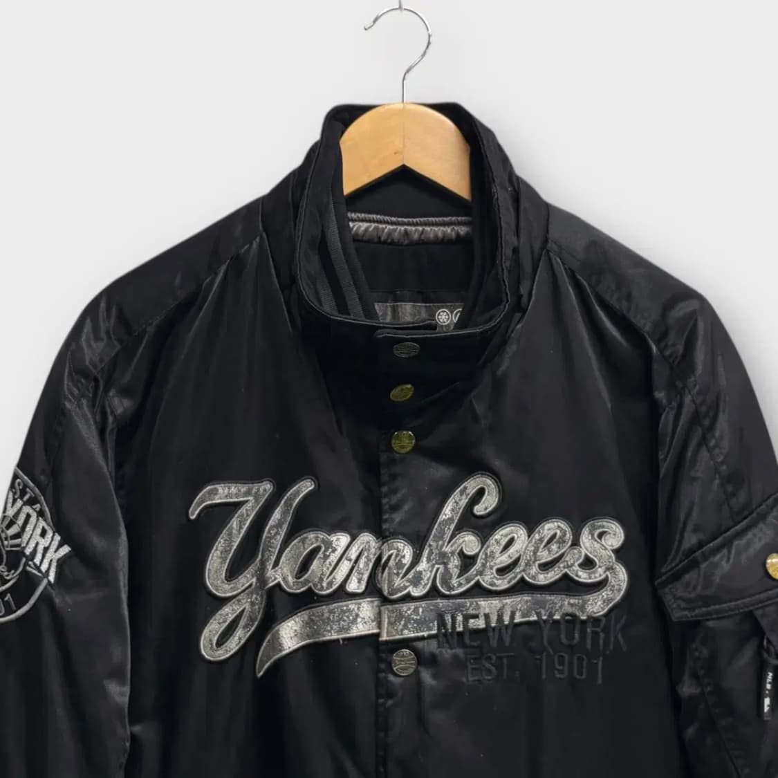 MLB 양키즈 빅로고 바시티 스타디움 자켓 95 상품이미지3