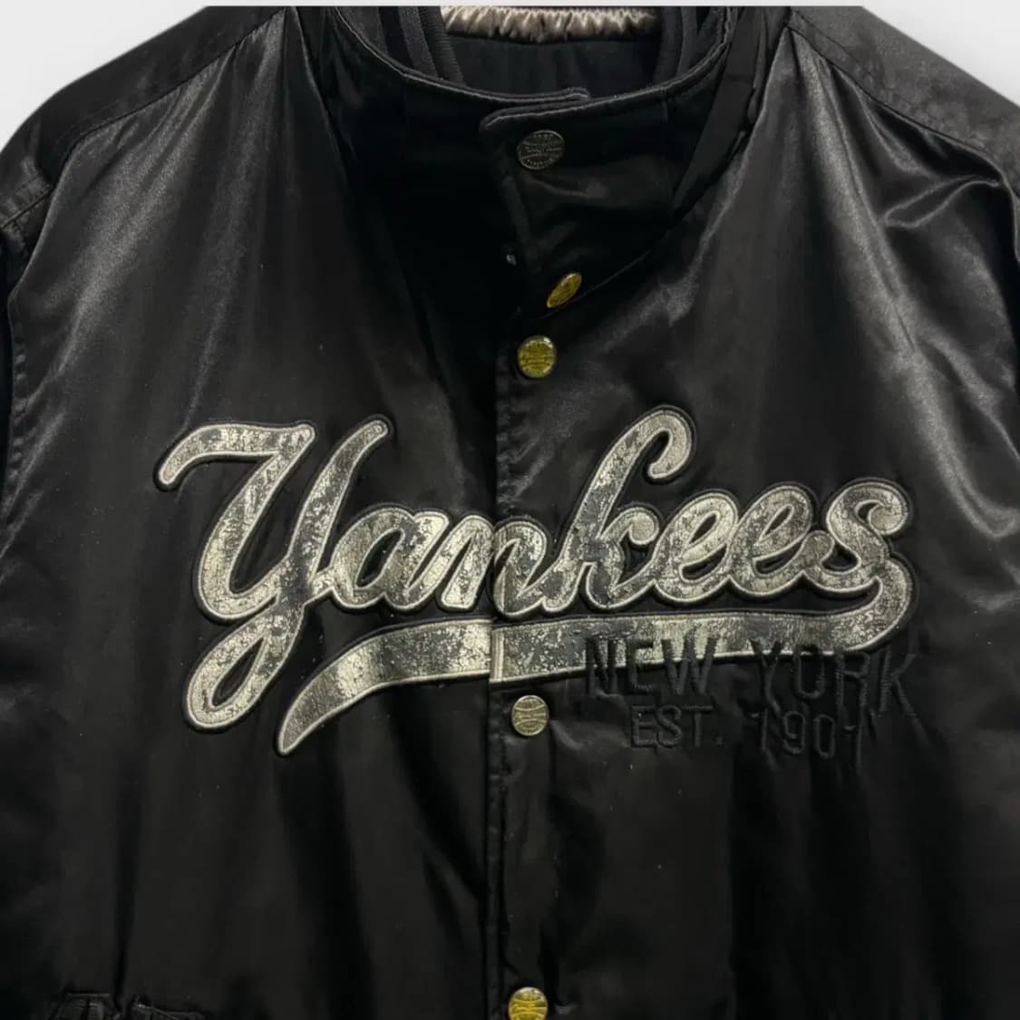 MLB 양키즈 빅로고 바시티 스타디움 자켓 95 상품이미지4