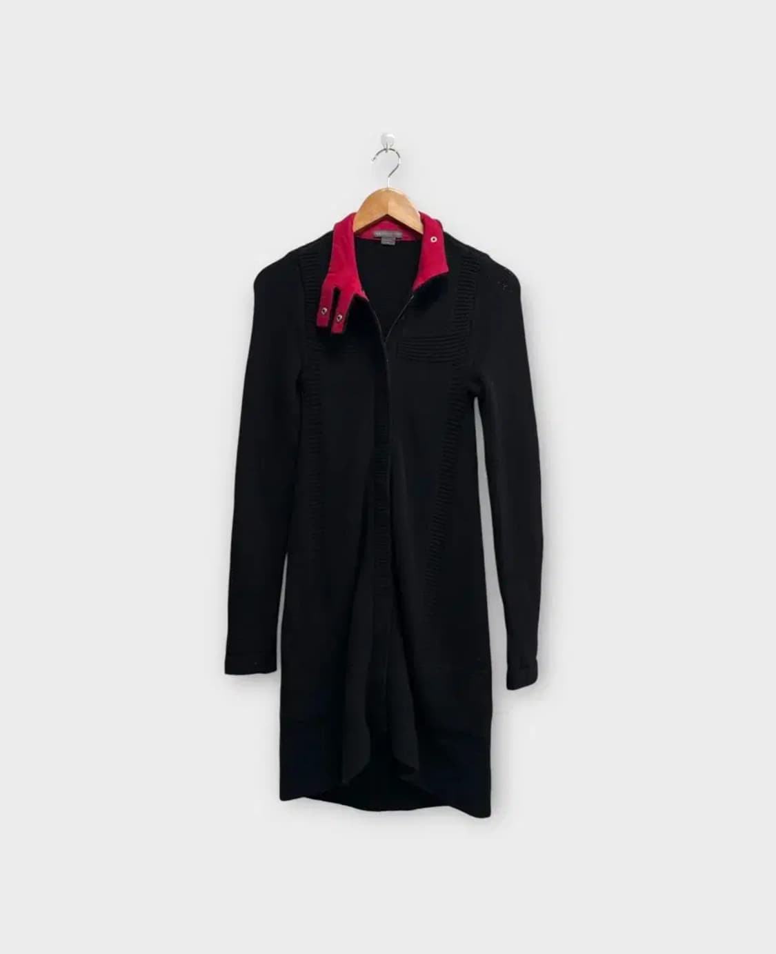 아르마니 램스울 넥포인트 가디건 XS-S 상품이미지1