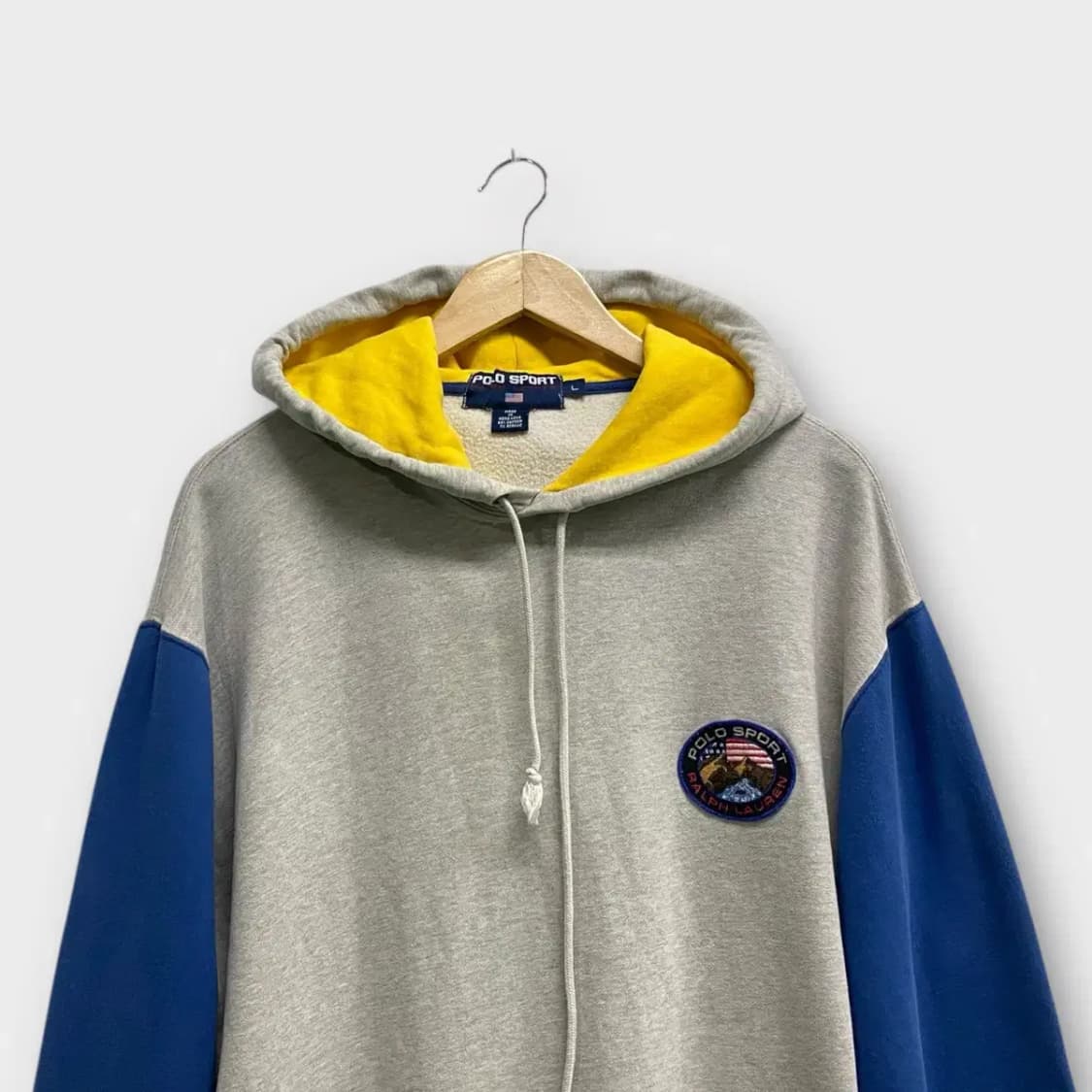 폴로 POLO SPORT 배색 후드티 L 상품이미지2