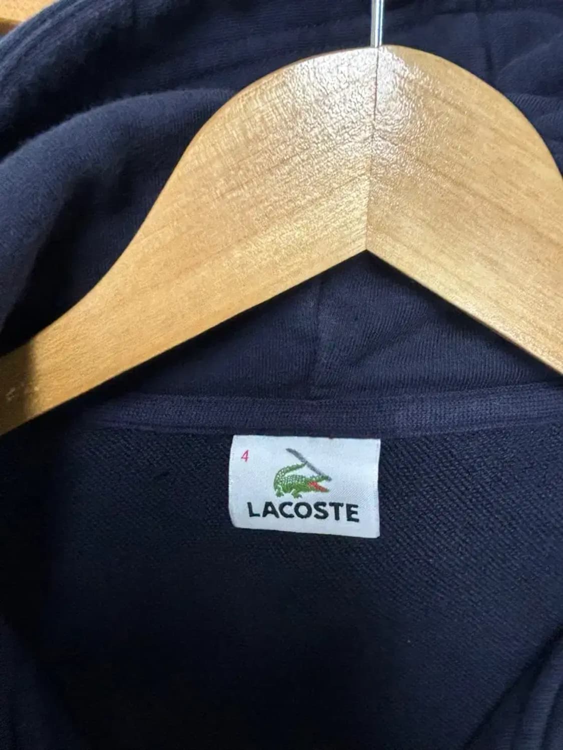 라코스테 블랙 후드집업 L 상품이미지4