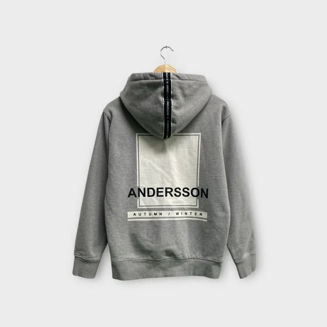 앤더슨벨 그레이 후드티 M 상품이미지1
