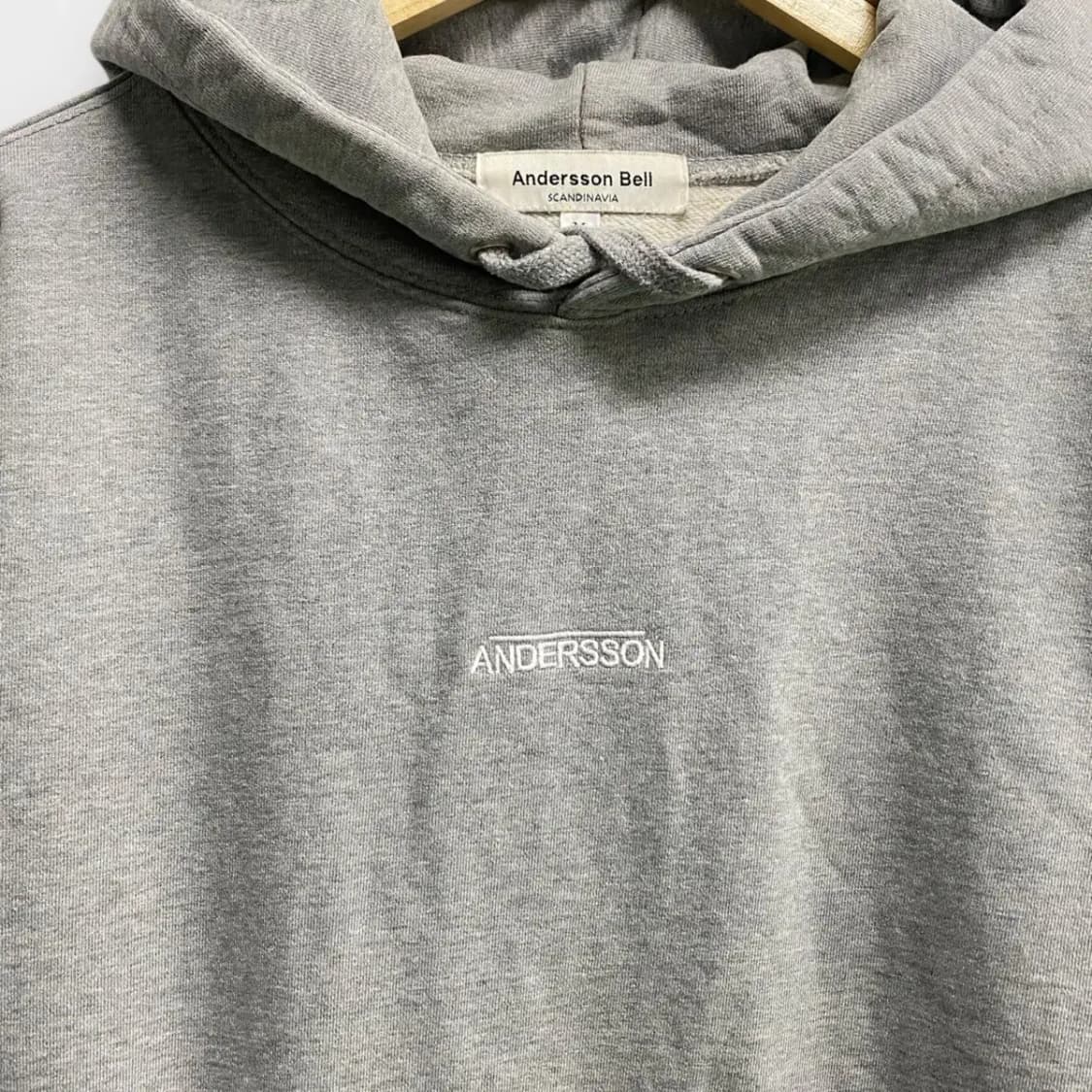 앤더슨벨 그레이 후드티 M 상품이미지4