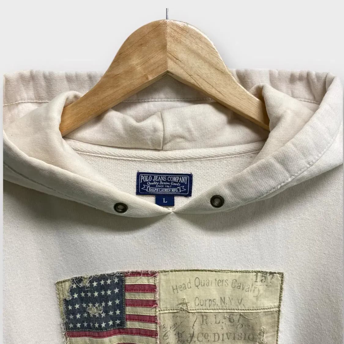 폴로랄프로렌 성조기 후드티 L 상품이미지4