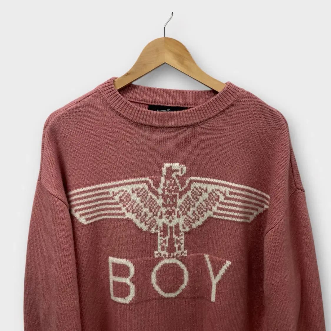 보이런던 레트로 BOY LONDON 핑크 니트 L-XL 상품이미지2