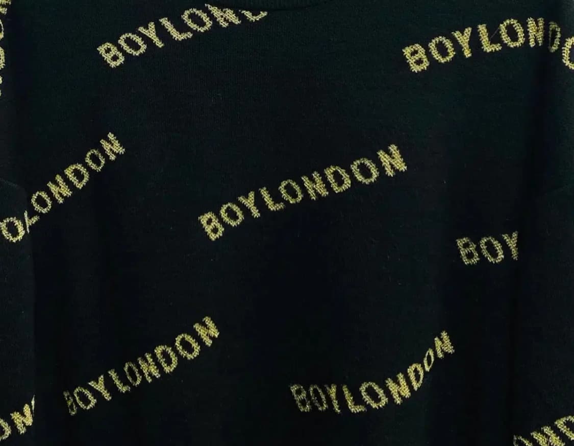 보이런던 BOY LONDON 로고 블랙니트 free 상품이미지2