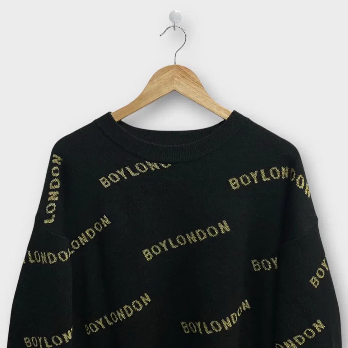 보이런던 BOY LONDON 로고 블랙니트 free 상품이미지3