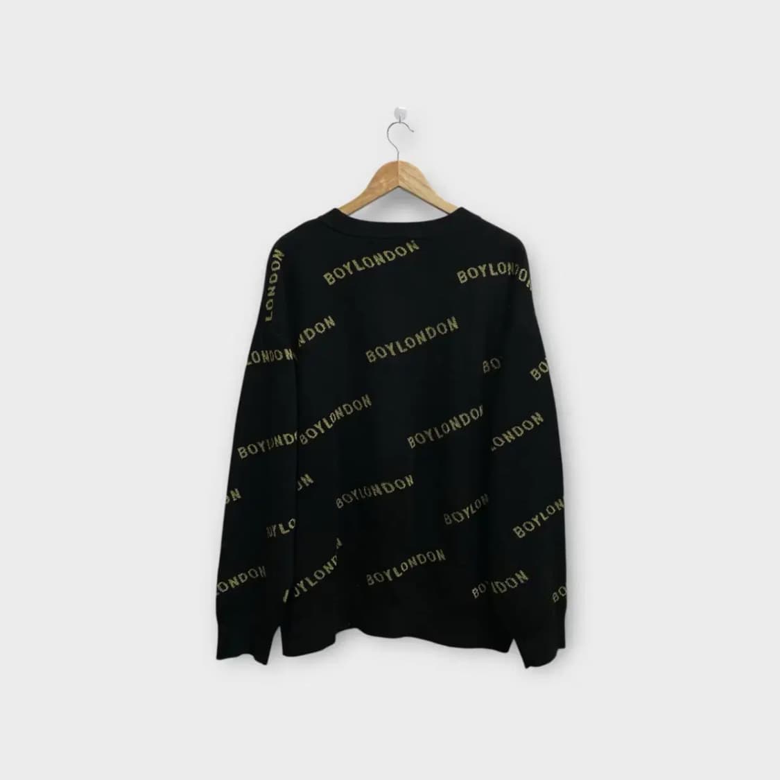 보이런던 BOY LONDON 로고 블랙니트 free 상품이미지4