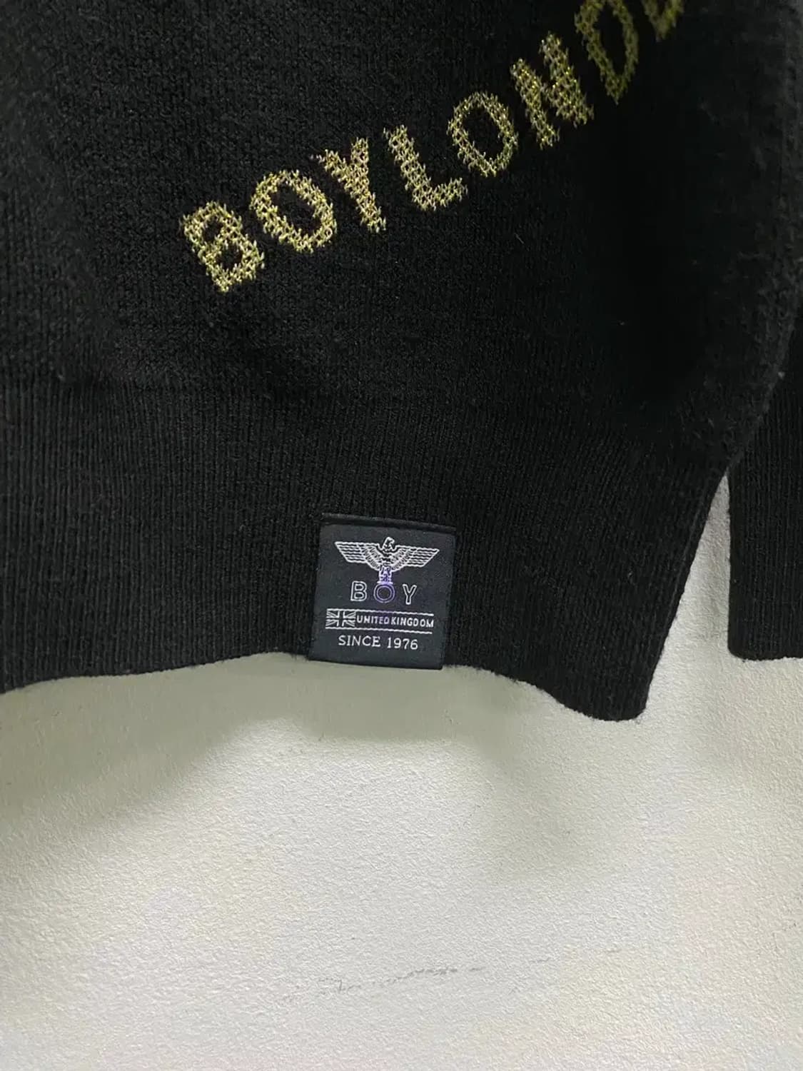 보이런던 BOY LONDON 로고 블랙니트 free 상품이미지5