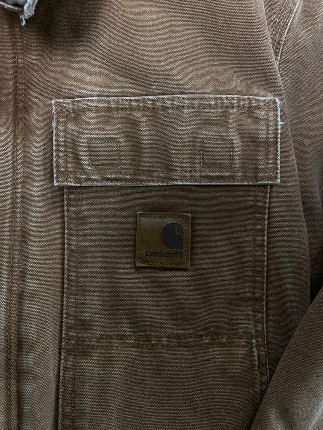 칼하트 C26 트레디셔널 카멜 누빔 워크자켓 L-XL 상품이미지8