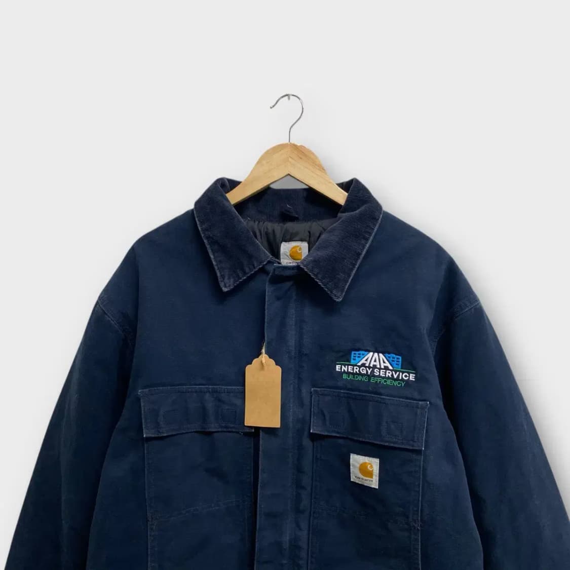 칼하트 USA 90s 네이비 워크자켓 XL 상품이미지3