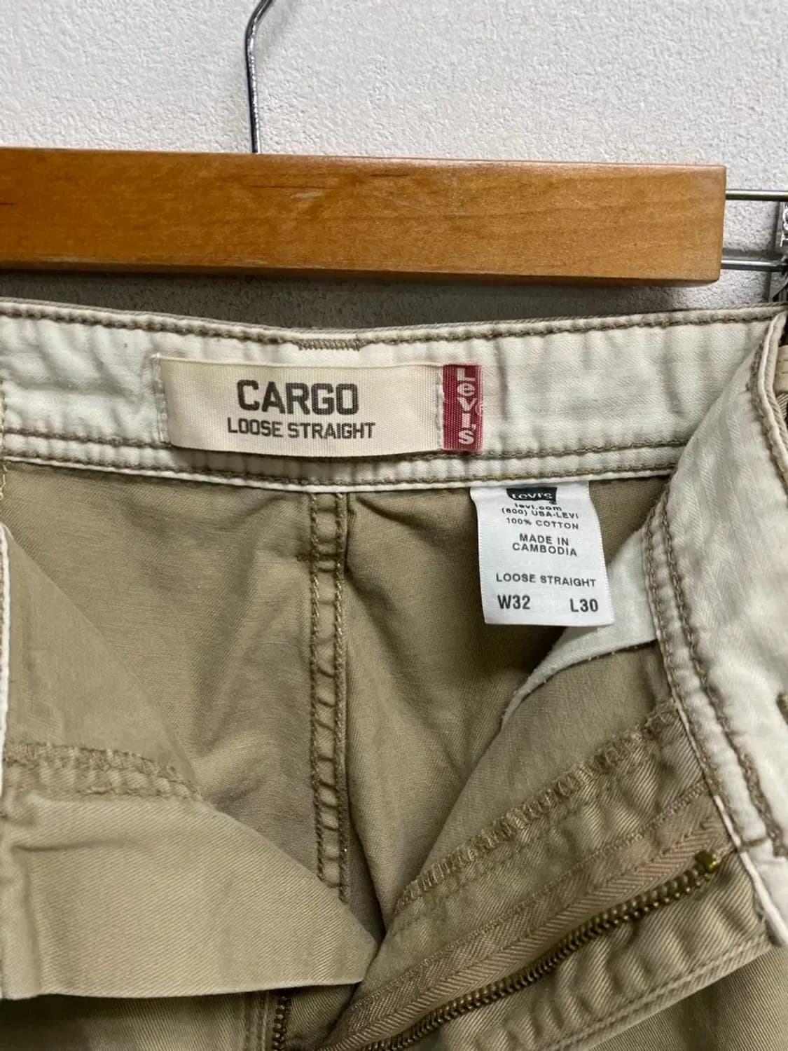 리바이스 Levis 포켓 카고 반바지 [32사이즈] 상품이미지5