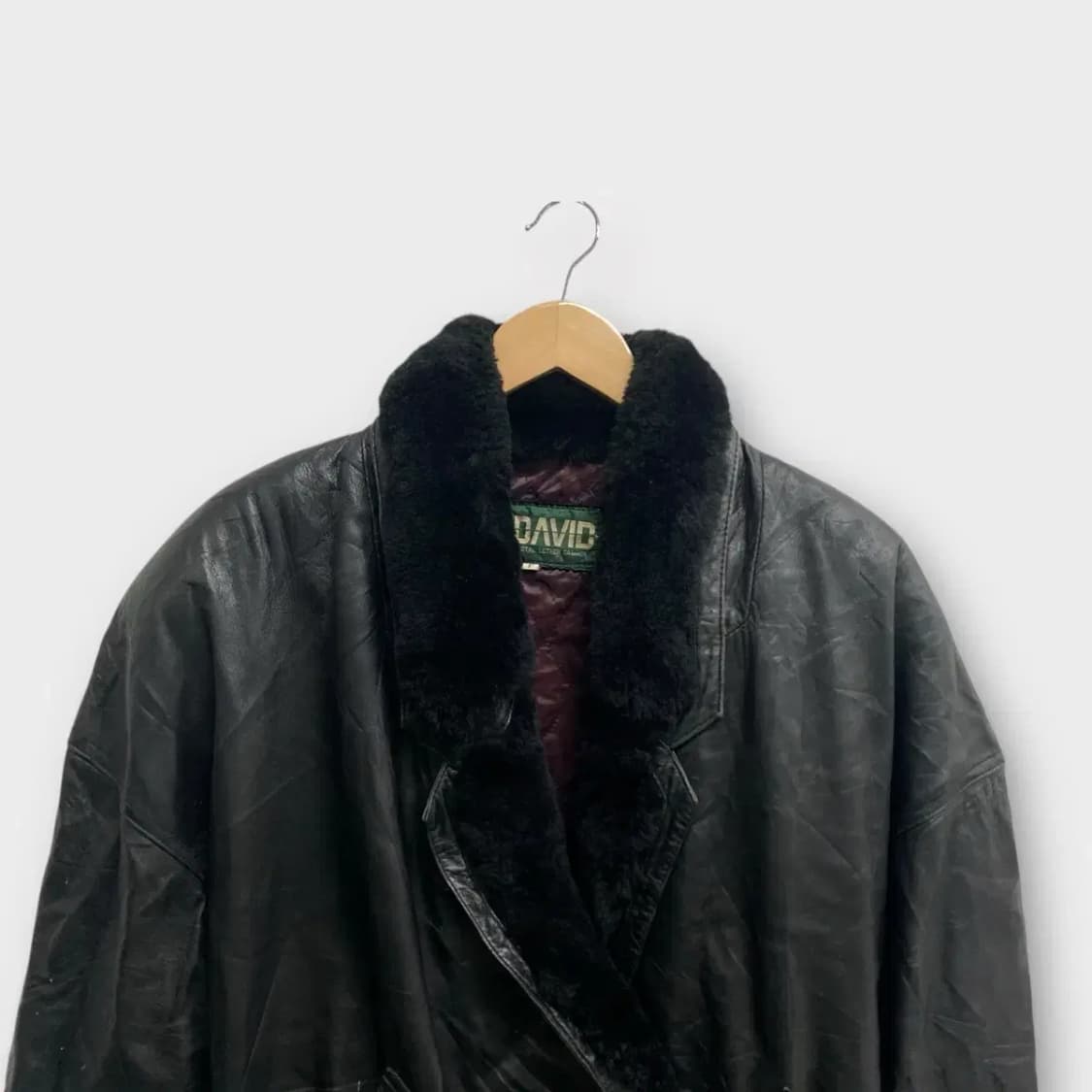 DAVID 다비드 9Os 빈티지 퍼 라이더 점퍼 free 상품이미지2