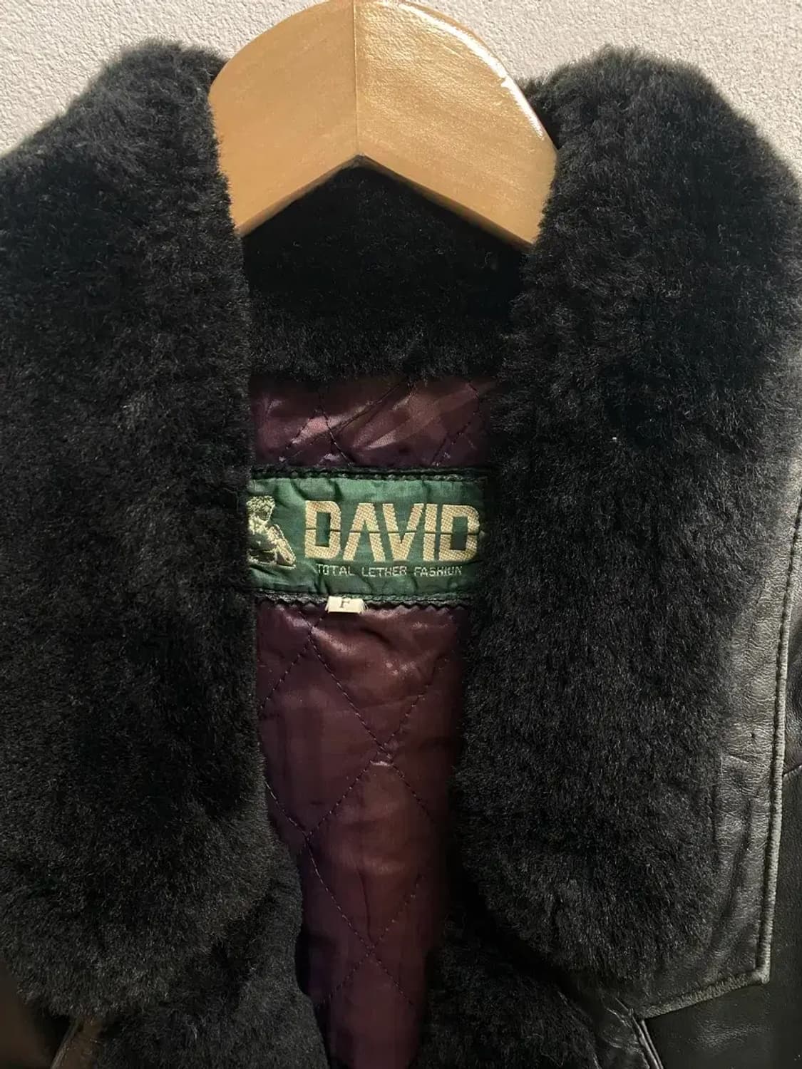 DAVID 다비드 9Os 빈티지 퍼 라이더 점퍼 free 상품이미지4