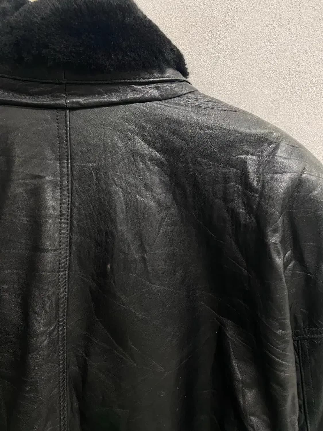 DAVID 다비드 9Os 빈티지 퍼 라이더 점퍼 free 상품이미지6