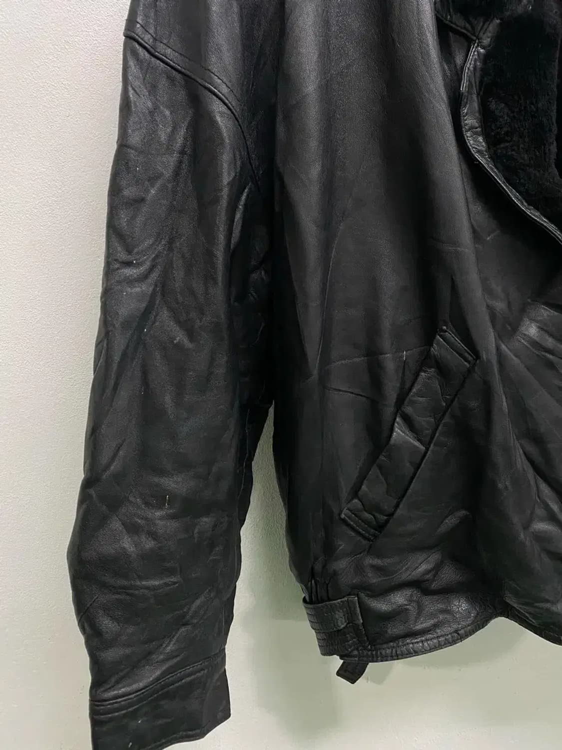 DAVID 다비드 9Os 빈티지 퍼 라이더 점퍼 free 상품이미지8