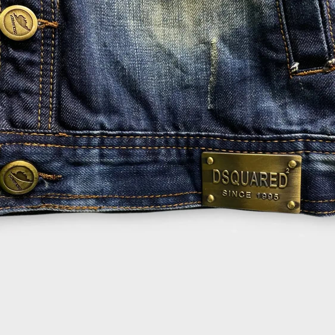 디스퀘어드 워시드 [DSQUARED] 데님자켓 L 상품이미지2