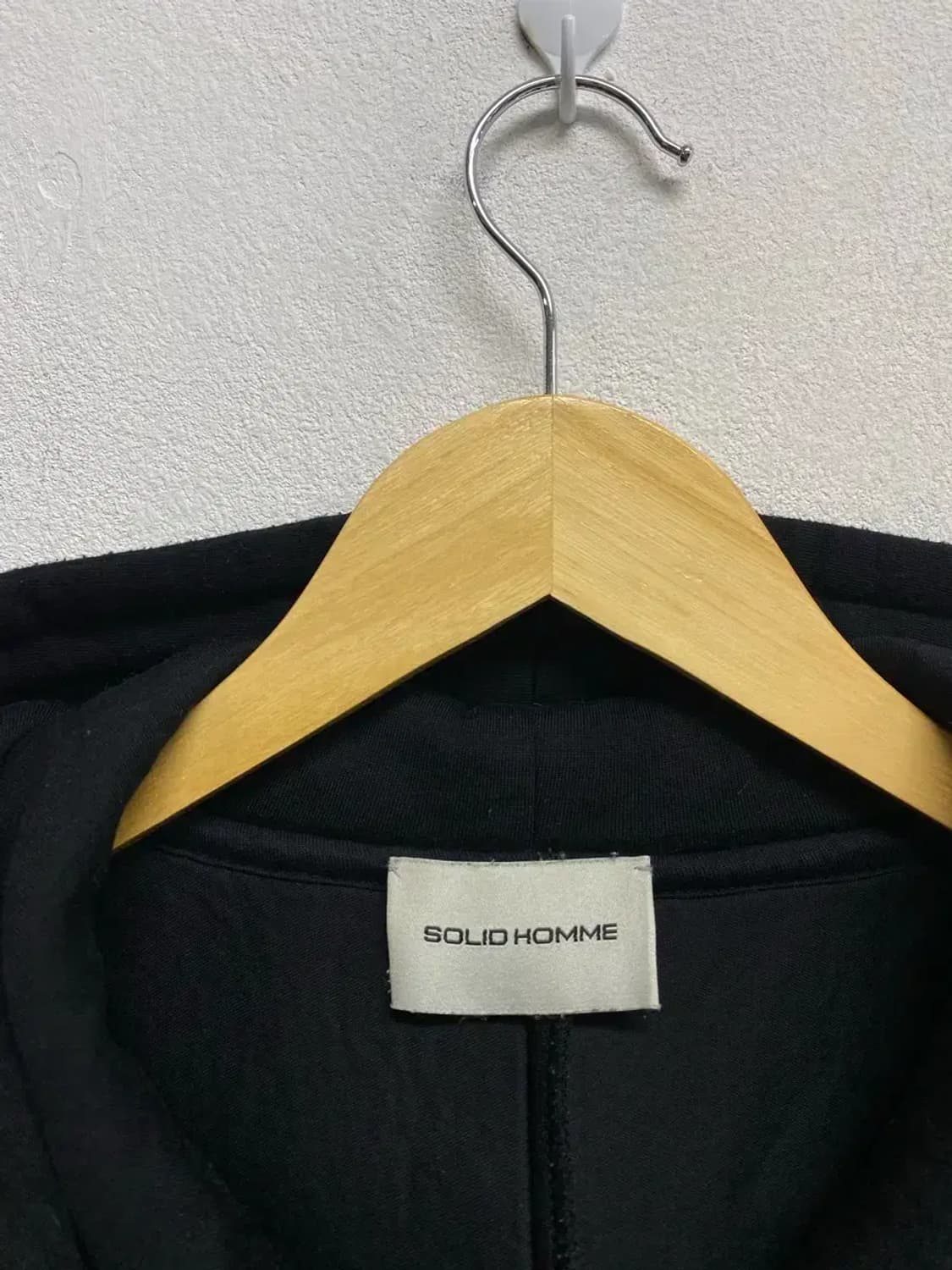 솔리드옴므 Zip Hoodie 네오프렌 후드티 S-M 상품이미지5