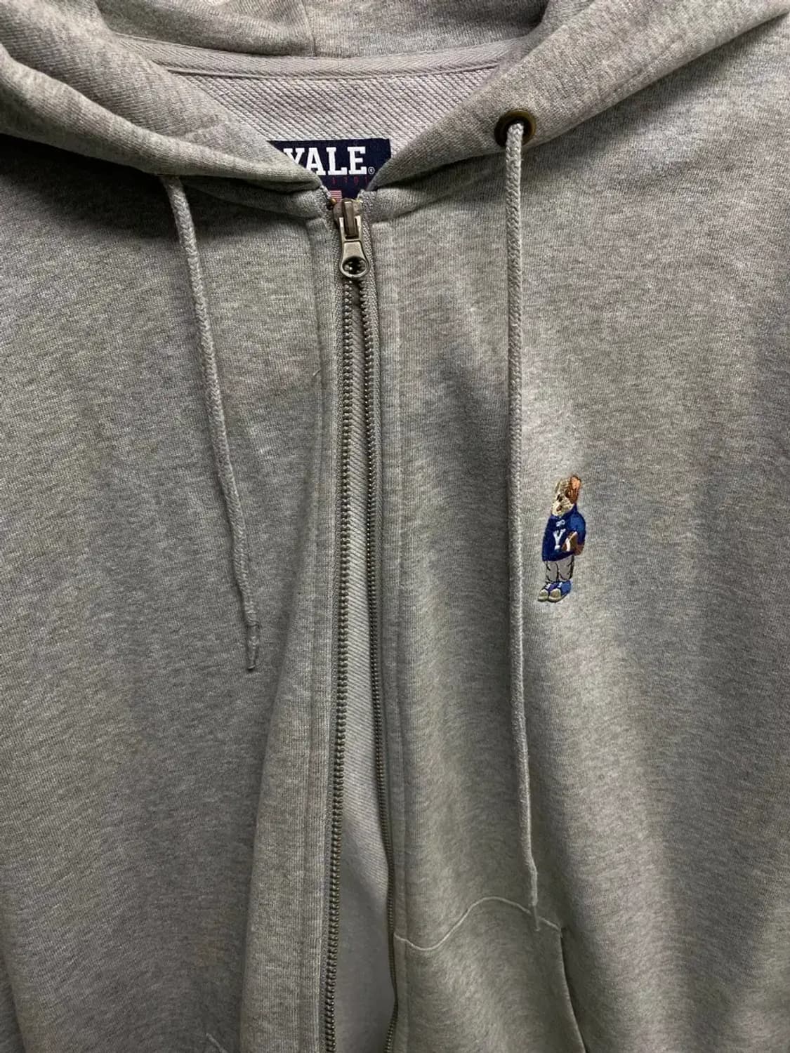 예일 YALE 그레이 후드집업 L 상품이미지6