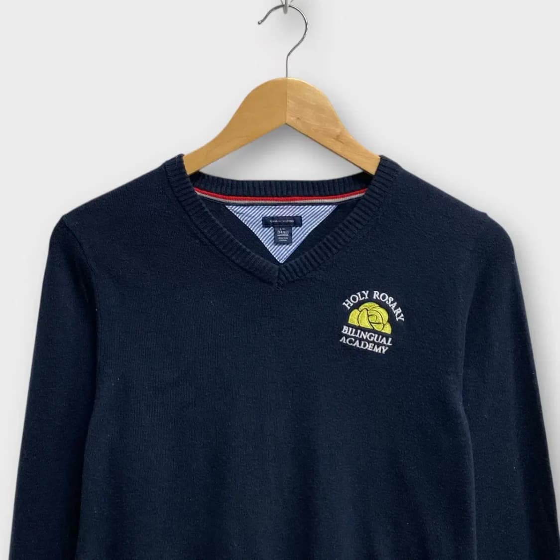 타미힐피거 브이넥 니트 S 상품이미지2