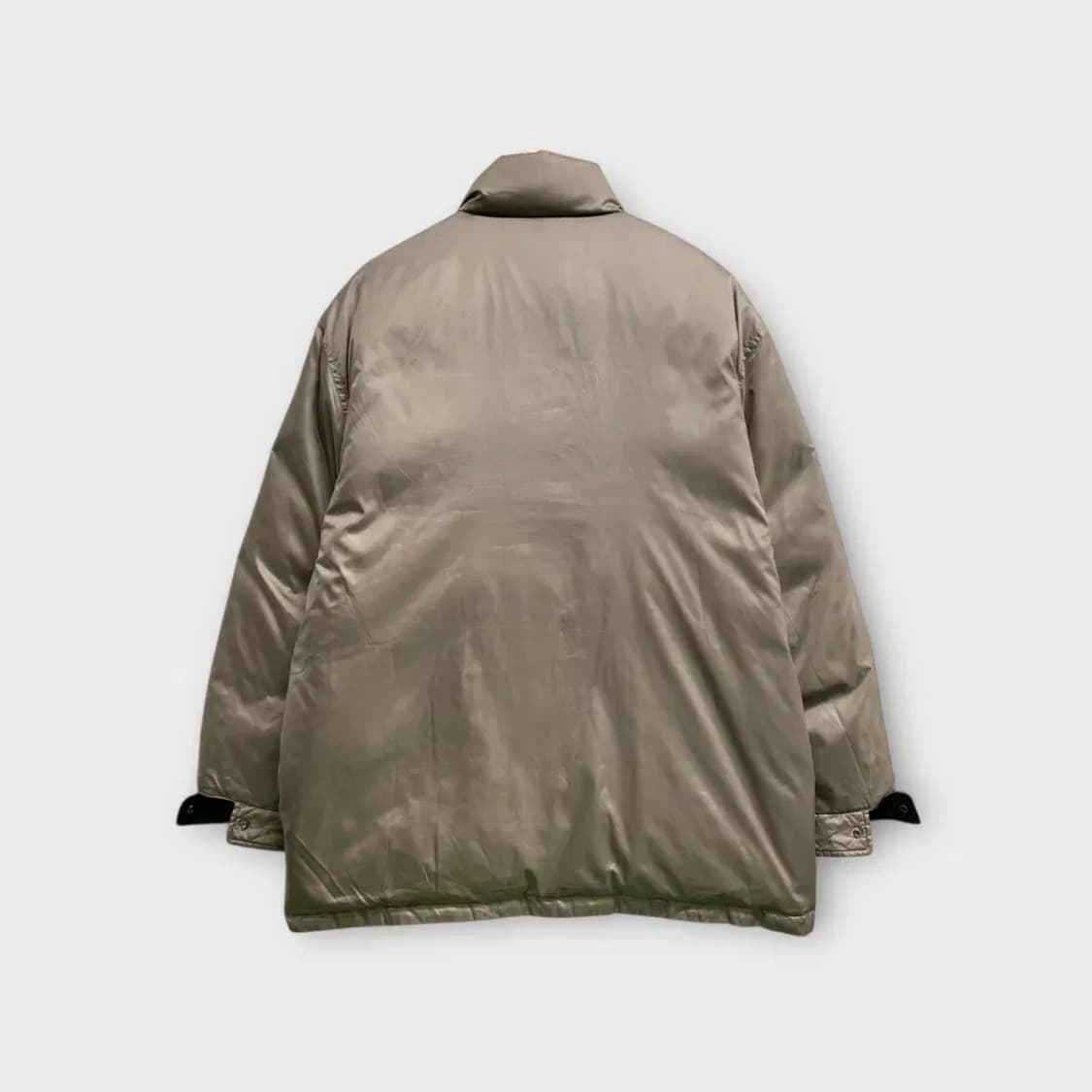 입생로랑 YSL 리버시블 블랙/베이지 구스 패딩 2XL 상품이미지5