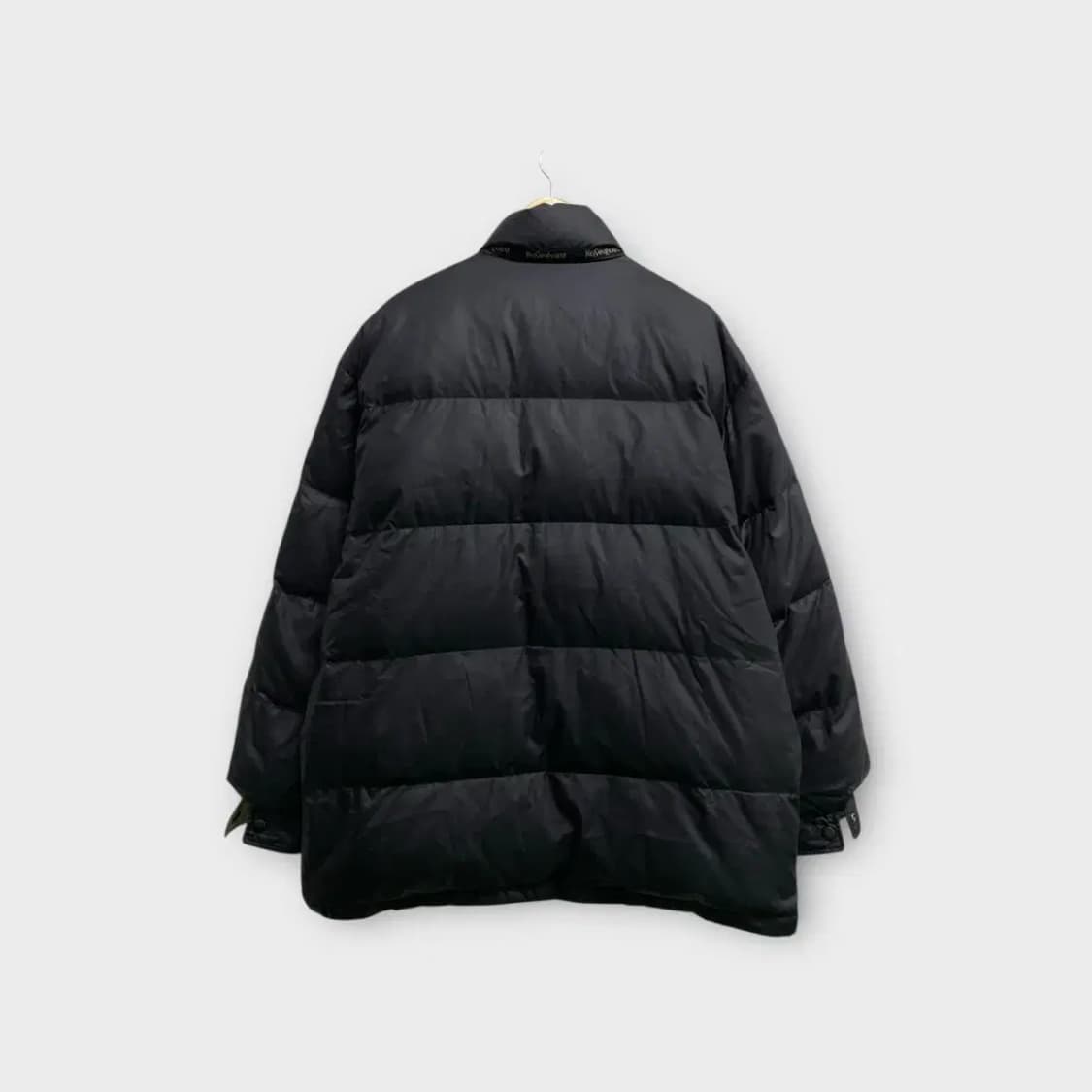 입생로랑 YSL 리버시블 블랙/베이지 구스 패딩 2XL 상품이미지6