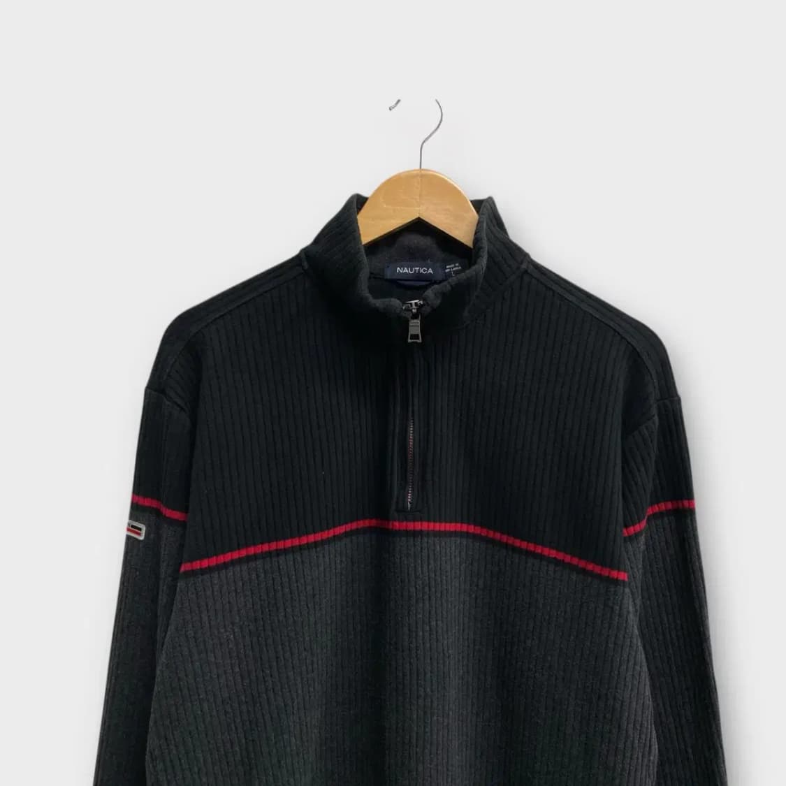 노티카 Nautica 골지 반집업 니트 L 상품이미지2
