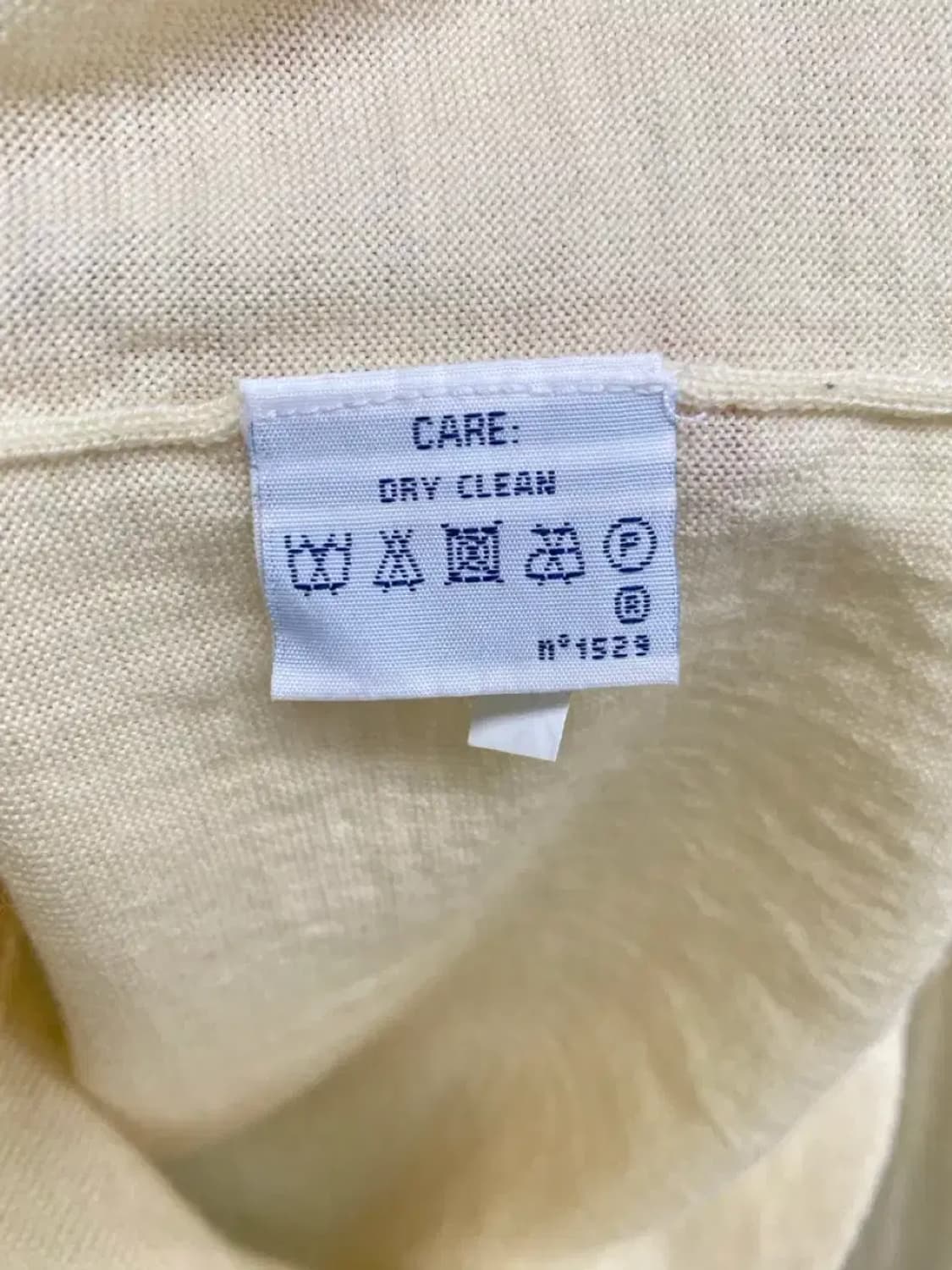 폴로랄프로렌 아이보리 브이넥 니트 S 상품이미지5