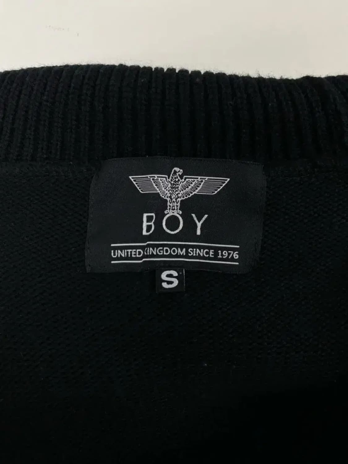 보이런던 BOY LONDON 터틀넥 블랙니트 S-M 상품이미지5