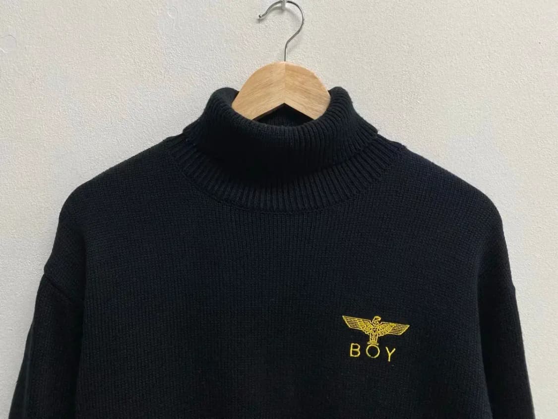 보이런던 BOY LONDON 터틀넥 블랙니트 S-M 상품이미지6