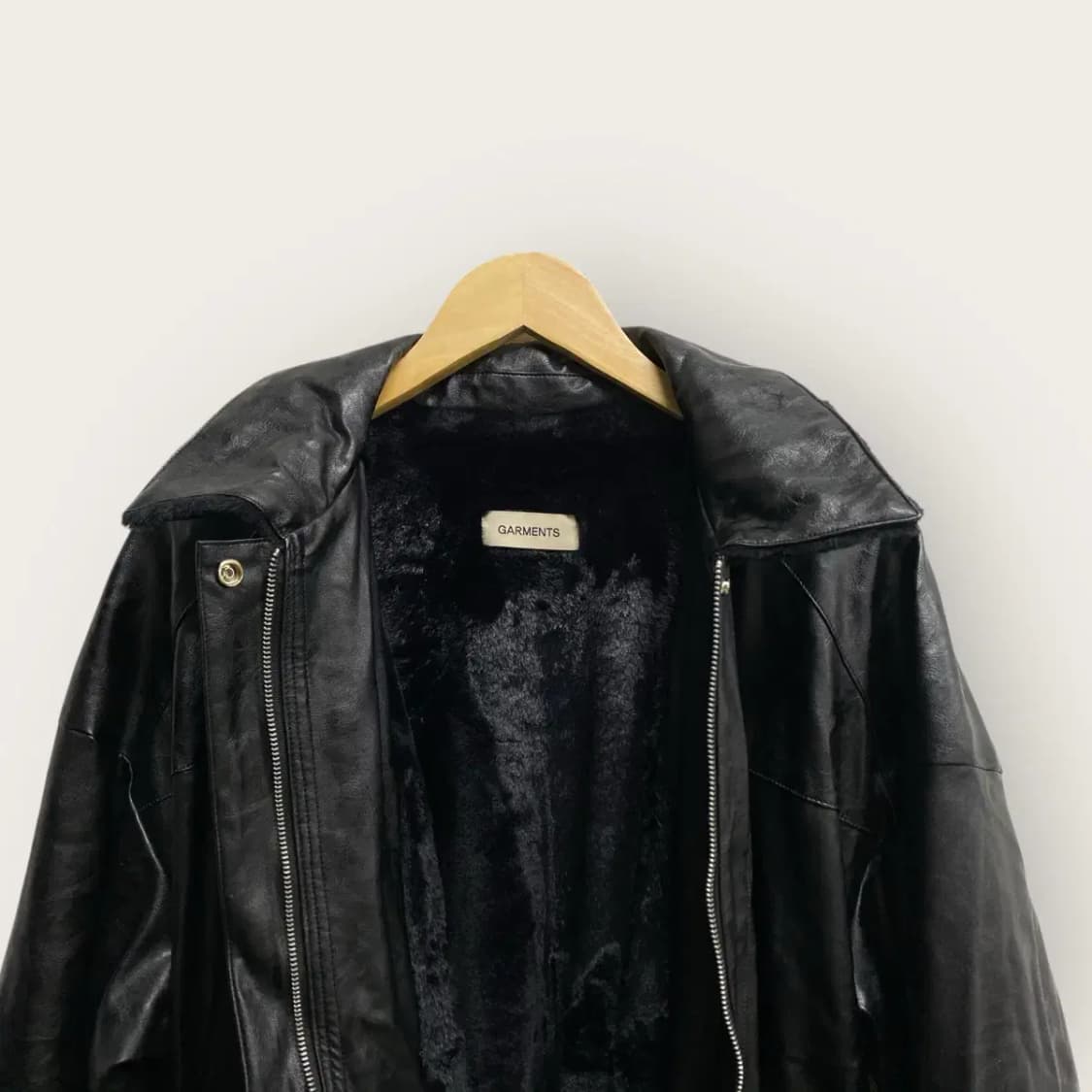 가먼츠 GARMENTS 레더 퍼코트 자켓 L 상품이미지4