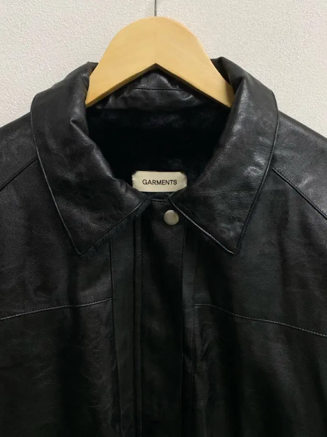 가먼츠 GARMENTS 레더 퍼코트 자켓 L 상품이미지5