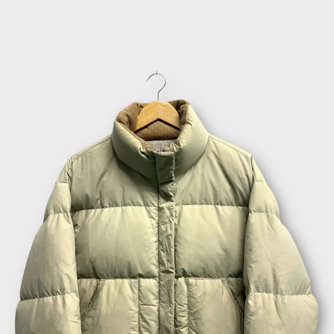 스튜디오 톰보이 넥코듀로이 덕다운 패딩 free 상품이미지3