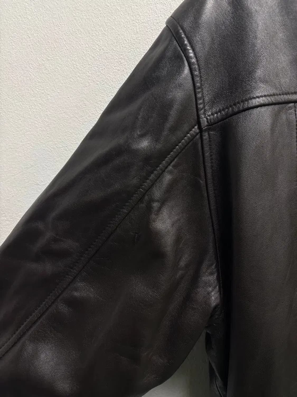 B|X 봄버 양가죽 레더자켓 XL 상품이미지4