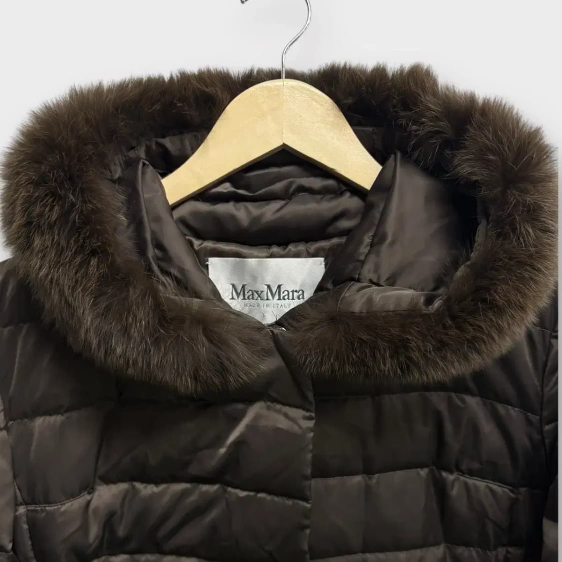 막스마라 Max mara 브라운 코트패딩S-M 상품이미지4
