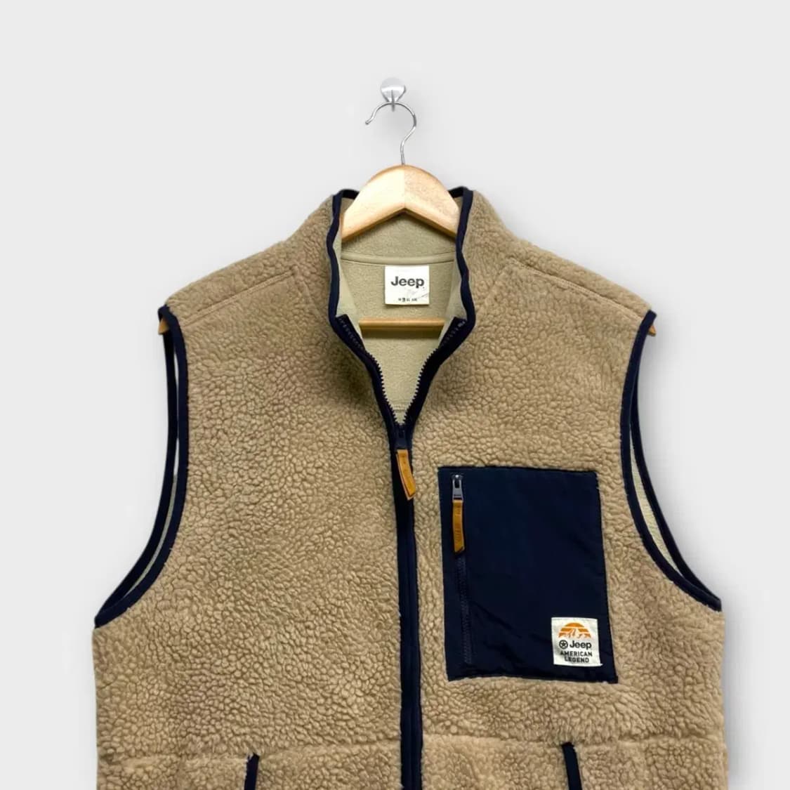 지프 JEEP 뽀글이 플리스 조끼 L 상품이미지2