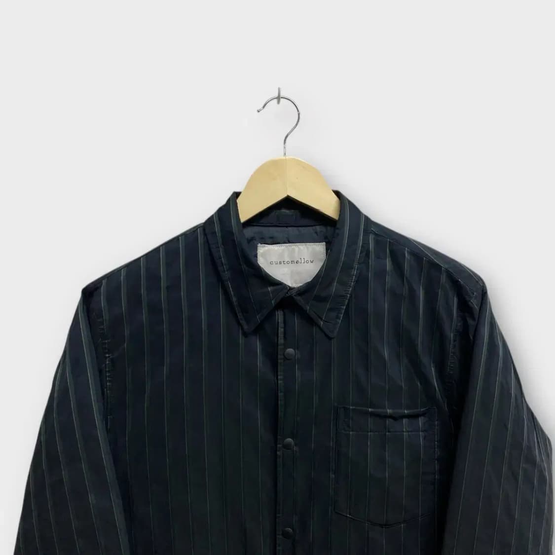 커스텀멜로우 누빔 셔츠 패딩 S-M 상품이미지2